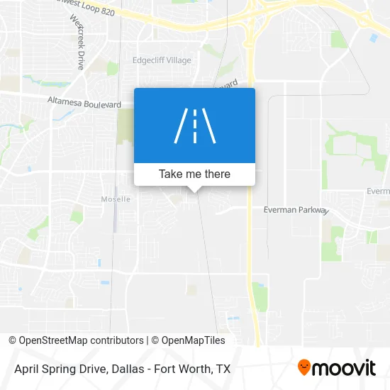 April Spring Drive map
