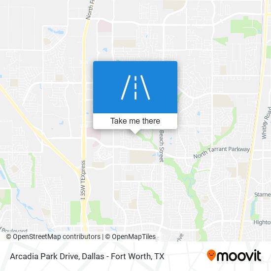 Arcadia Park Drive map