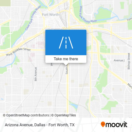 Arizona Avenue map