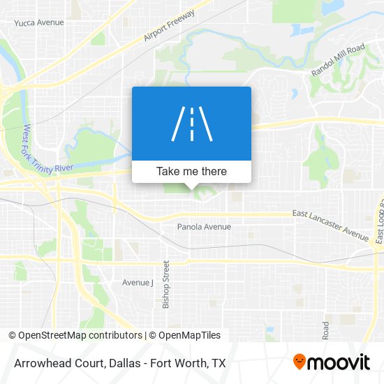 Arrowhead Court map