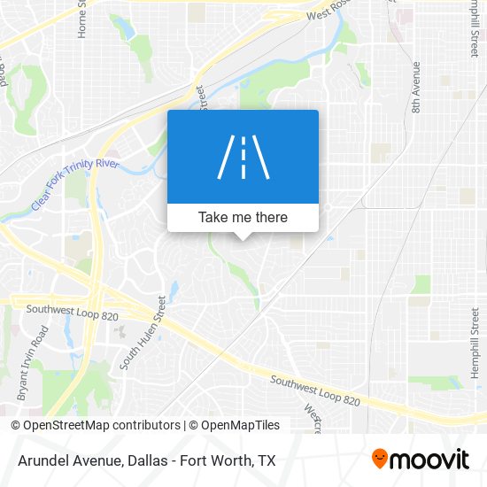 Arundel Avenue map