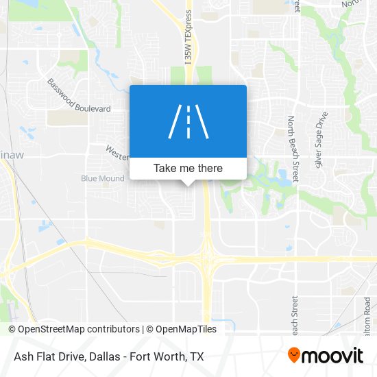Mapa de Ash Flat Drive