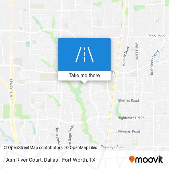 Mapa de Ash River Court
