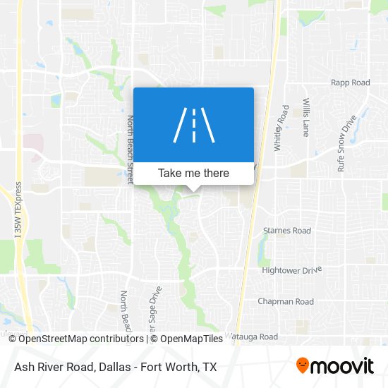 Mapa de Ash River Road