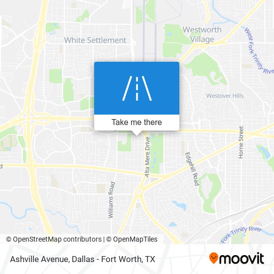 Mapa de Ashville Avenue
