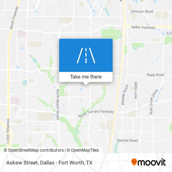 Askew Street map