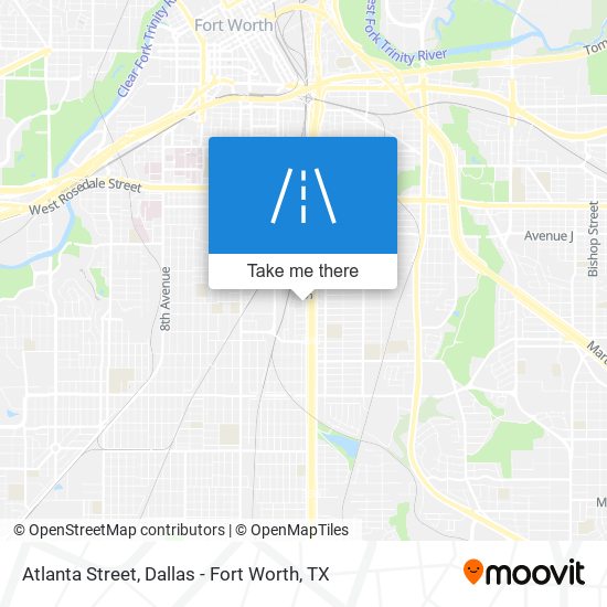 Atlanta Street map