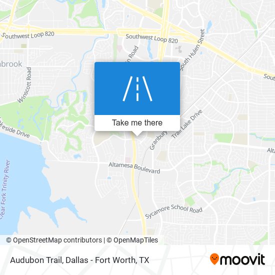 Audubon Trail map