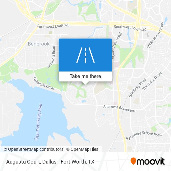 Augusta Court map