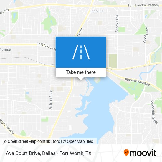Ava Court Drive map