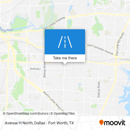 Avenue H North map