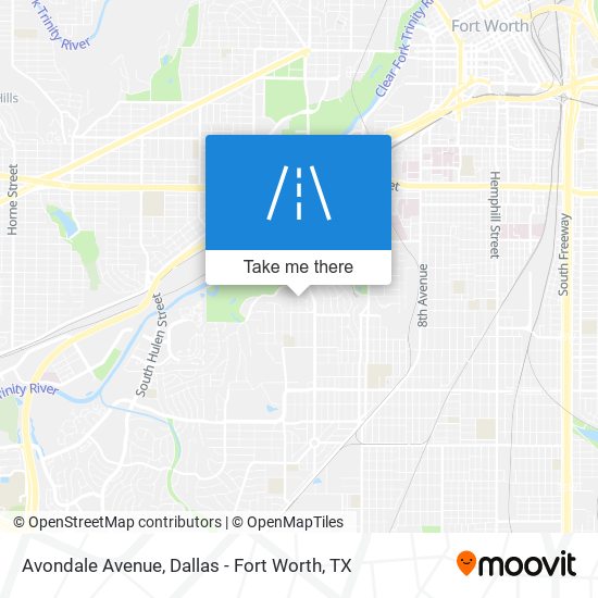 Mapa de Avondale Avenue