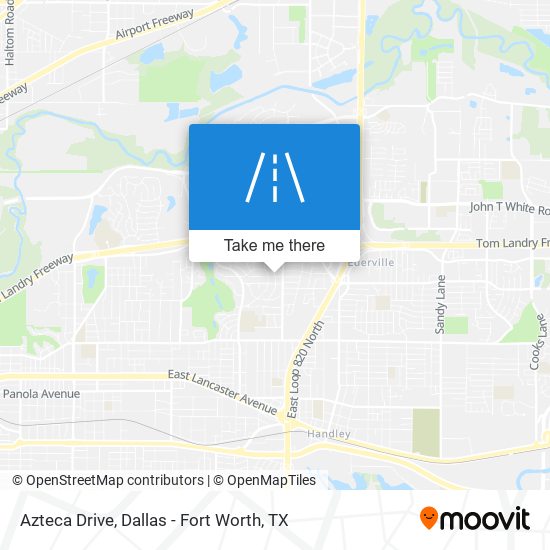 Azteca Drive map