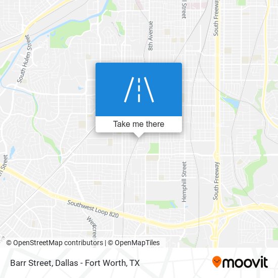 Barr Street map