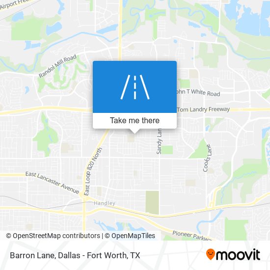 Barron Lane map