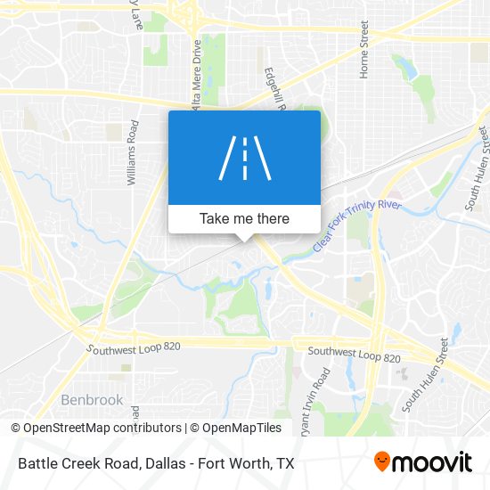 Mapa de Battle Creek Road