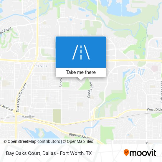 Bay Oaks Court map