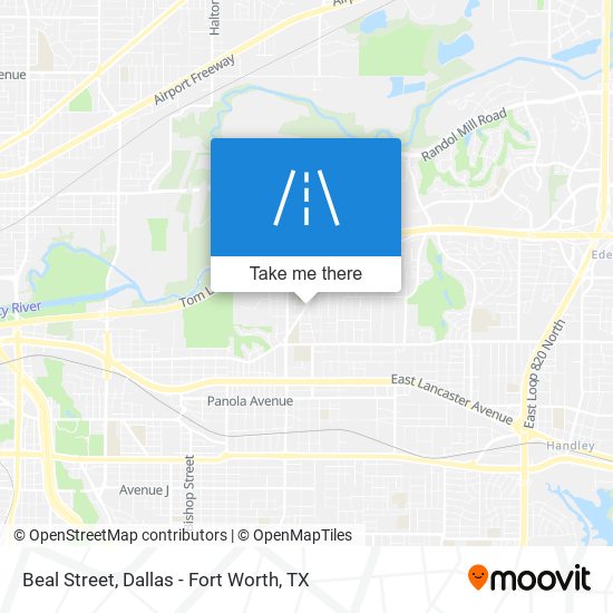Beal Street map