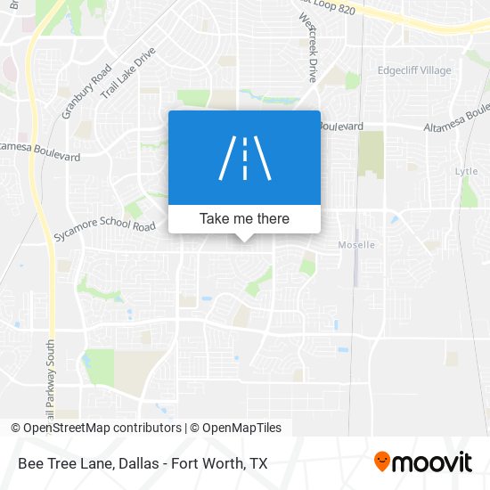 Mapa de Bee Tree Lane