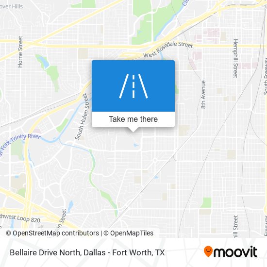 Bellaire Drive North map