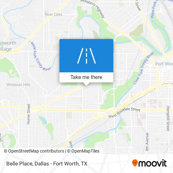 Belle Place map