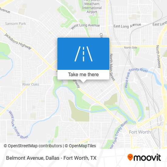 Belmont Avenue map