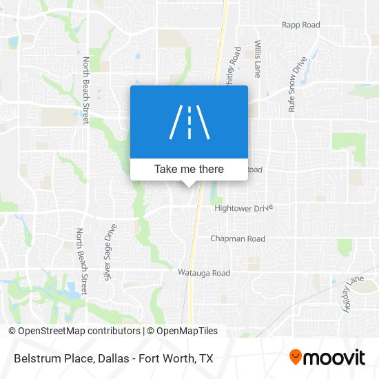 Belstrum Place map