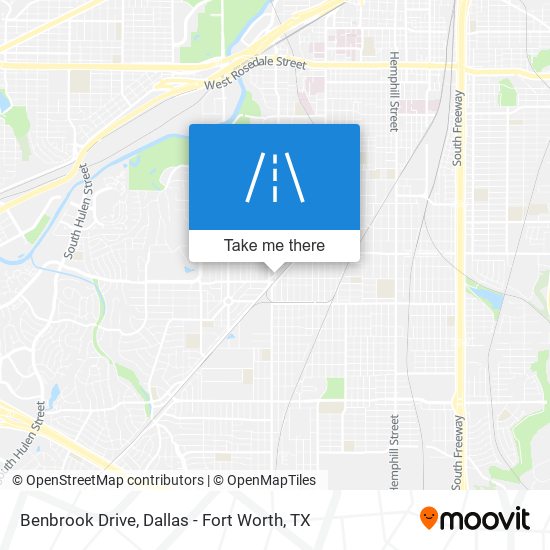 Benbrook Drive map