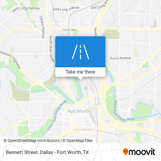 Bennett Street map