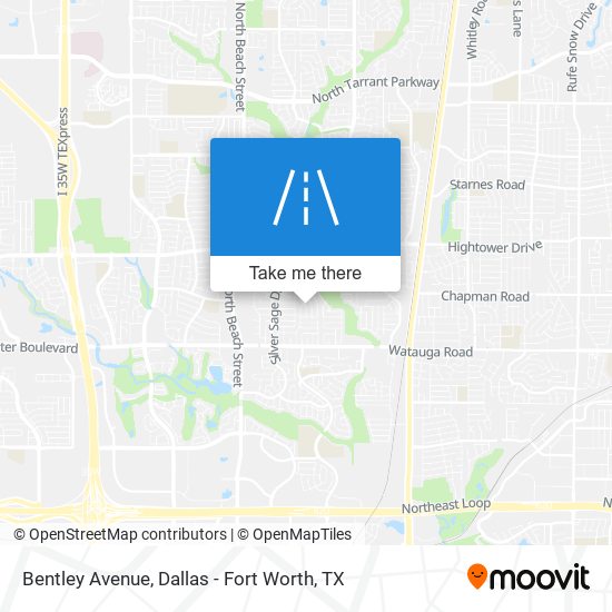 Bentley Avenue map