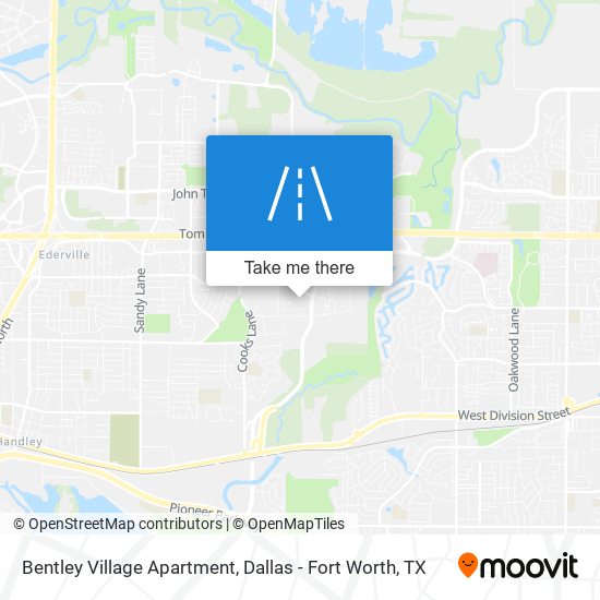 Mapa de Bentley Village Apartment