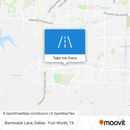 Bentwater Lane map