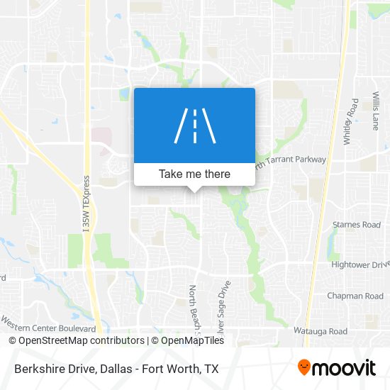 Berkshire Drive map