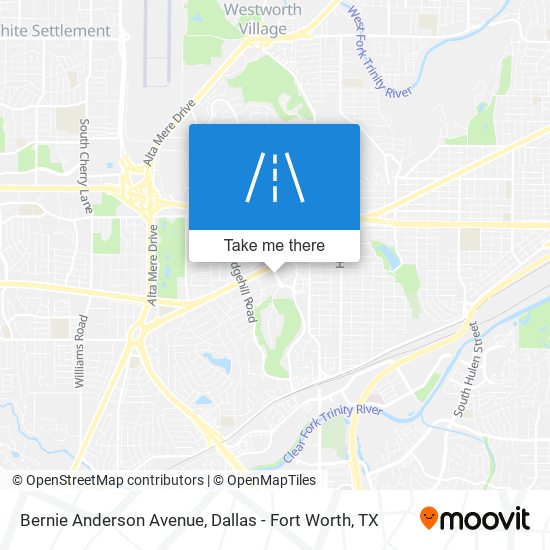 Mapa de Bernie Anderson Avenue