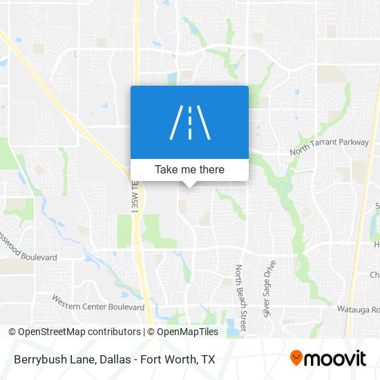 Mapa de Berrybush Lane