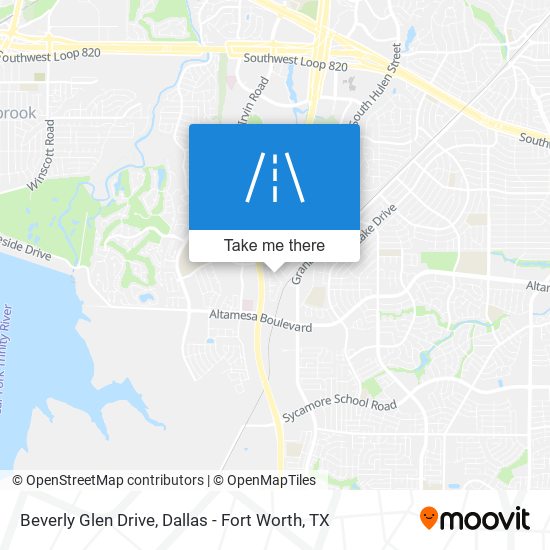 Beverly Glen Drive map
