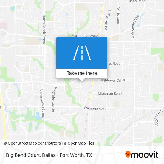 Big Bend Court map
