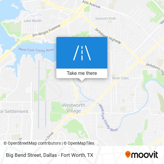 Mapa de Big Bend Street