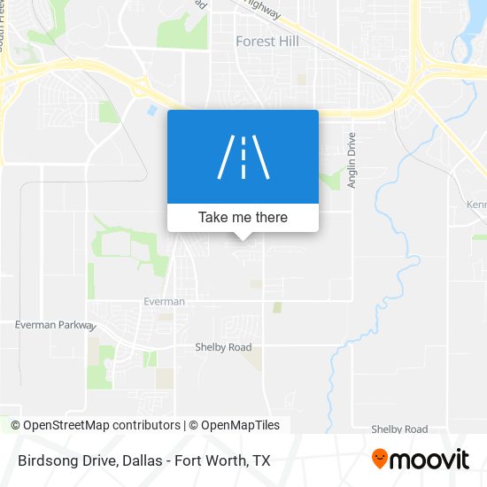 Birdsong Drive map