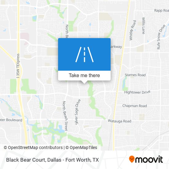 Black Bear Court map