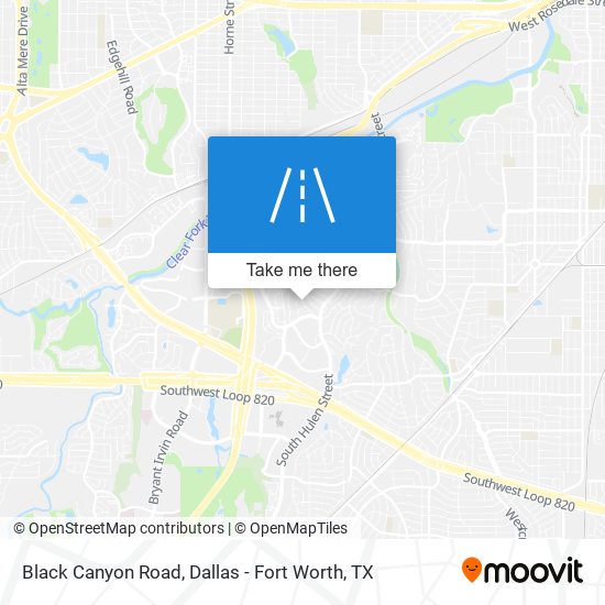 Black Canyon Road map