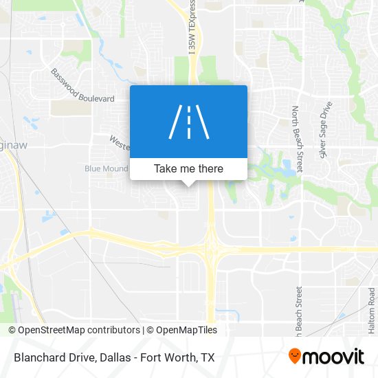 Mapa de Blanchard Drive