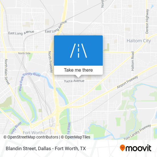 Blandin Street map