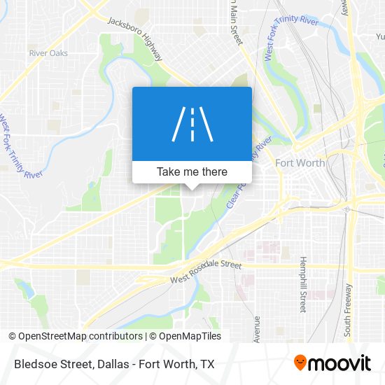 Bledsoe Street map