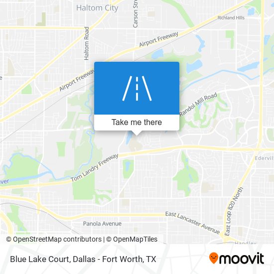 Blue Lake Court map
