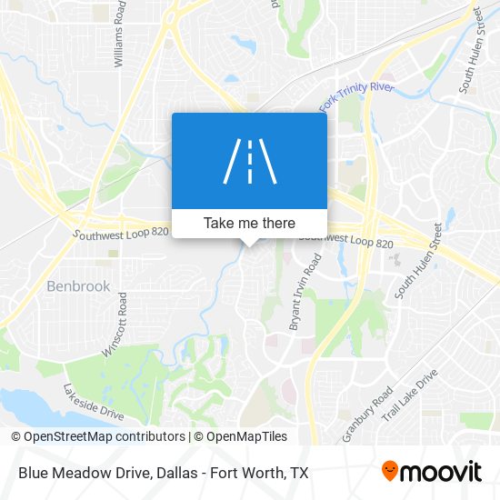 Blue Meadow Drive map