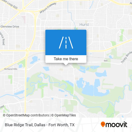 Mapa de Blue Ridge Trail