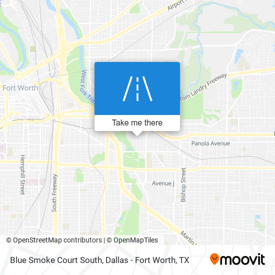 Blue Smoke Court South map
