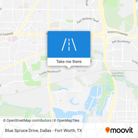 Blue Spruce Drive map