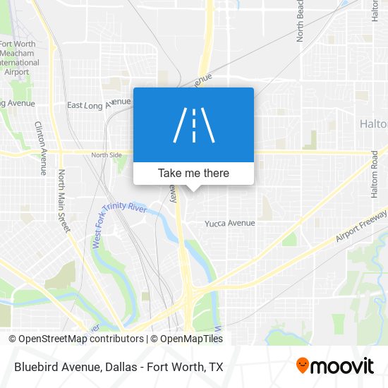 Bluebird Avenue map